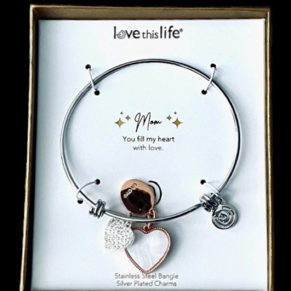 🆕Love this Life “Mom” Bangle Bracelet. New in box with price tag. - Picture 2 of 6